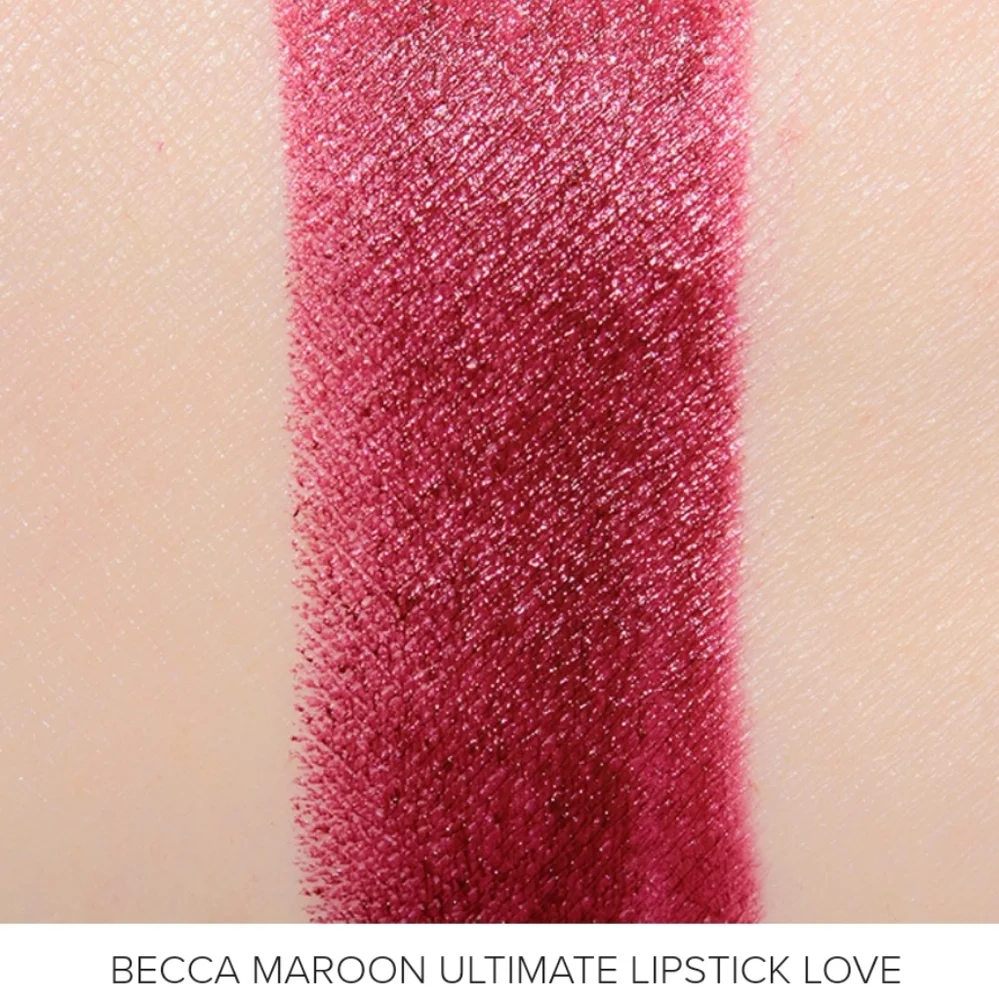 🌟HP🌟🧚‍♀️MAROON BECCA DISCONTINUED Ultimate Lipstick Love NWT